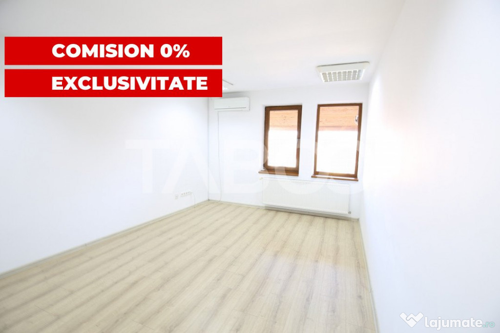 Spatiu de birouri 180 mp de inchiriat in centrul Sibiului -