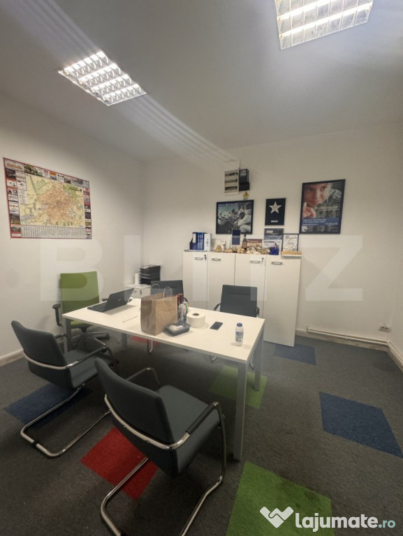 Clădire de birouri de închiriat – open space, 124 mp, va