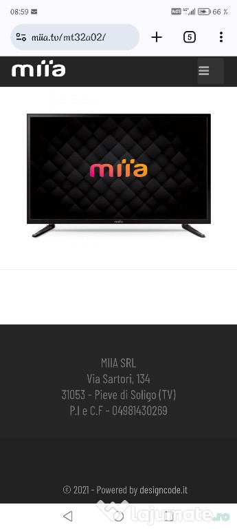 Televizor Miia negru
