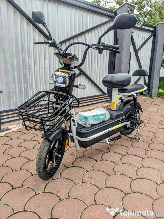 Scuter electric cu pedale fără permis Nou