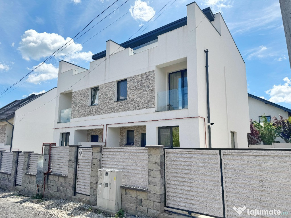 Casa tip duplex P+2E || 4 camere || 3 băi || teren 180mp ||