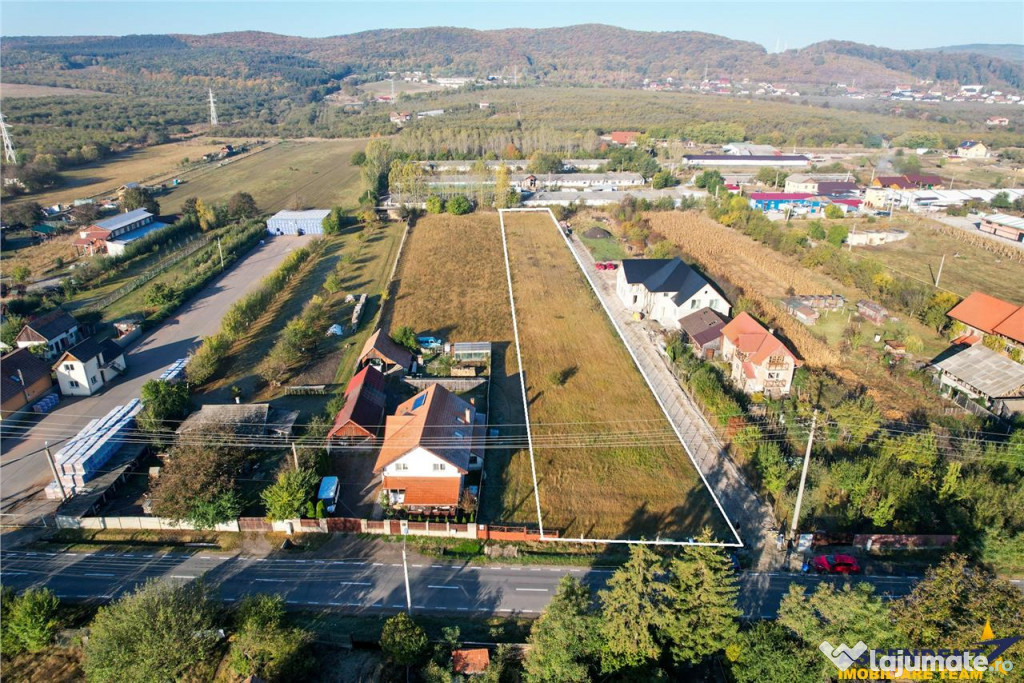 Teren intravilan, pe 3.800 mp, cu vedere frumoasa, Sfantu G