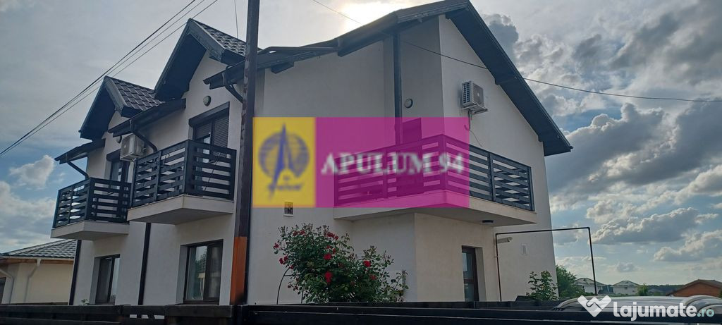 Săbăreni, vilă 2022, mobilată, utilată, curte 480 mp