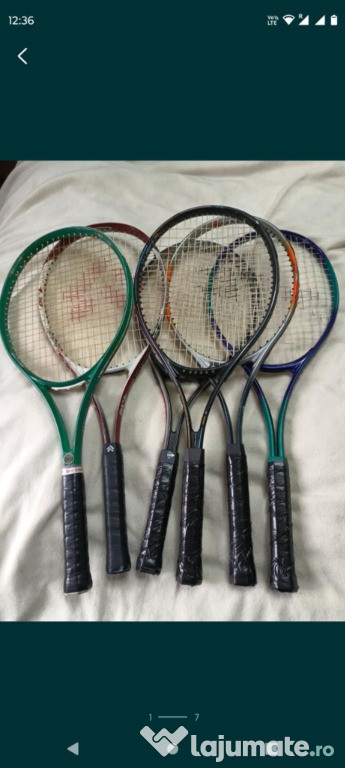 Rachete 100 de lei bucata: Wimbledon graphite 98 Revolution 4.10 tech
