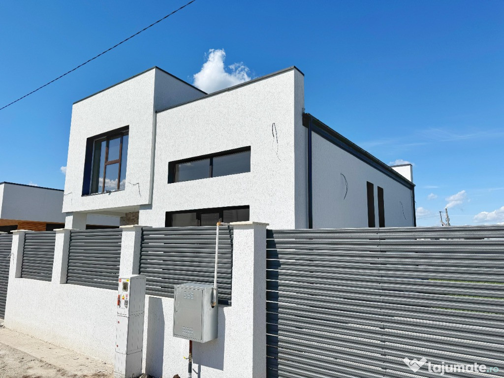 Vila individuală P+1E-4 camere-2 băi + camera tehnică - teren 410mp