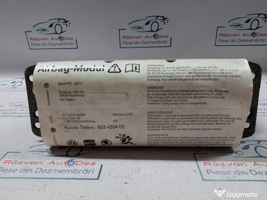 Airbag pasager Volkswagen Golf 5 2006