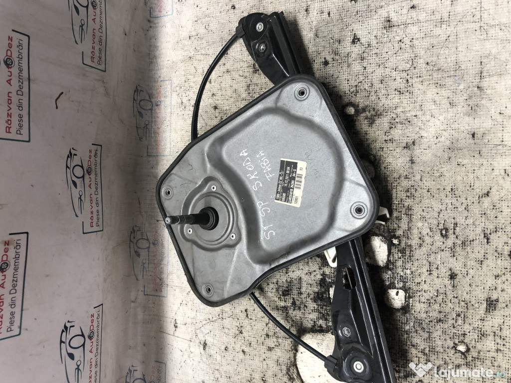 Macara geam stanga spate Skoda Fabia 2 2012