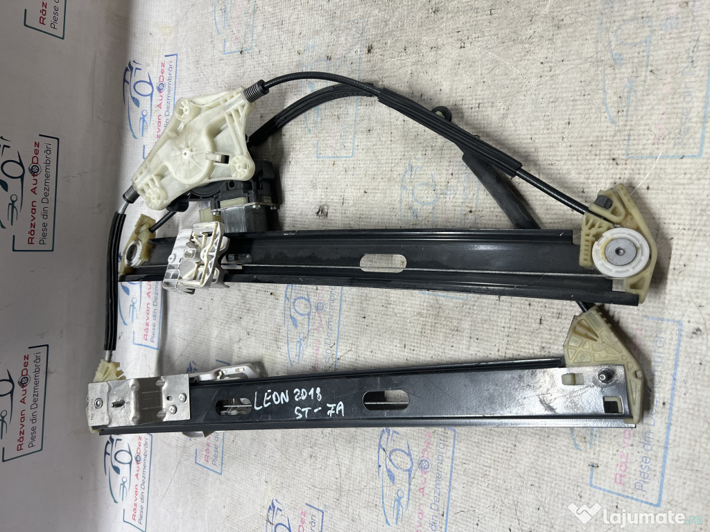 Macara geam stanga fata Seat Leon 2018