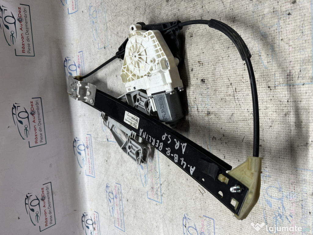 Macara geam dreapta spate Audi A4 B8 Berlina 2014