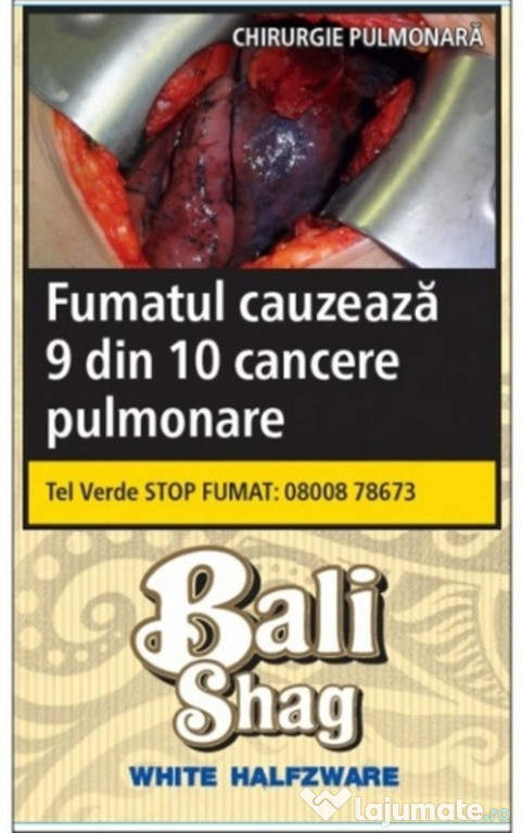 Tutun Bali Shag WHITE 40g (T&T)