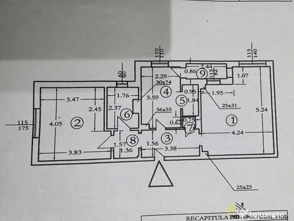 Apartament 2 camere de Lujerului