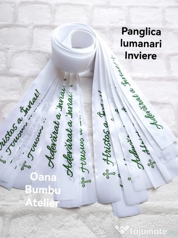 Panglica text PASTE Hristos a Inviat si Adevarat a Inviat