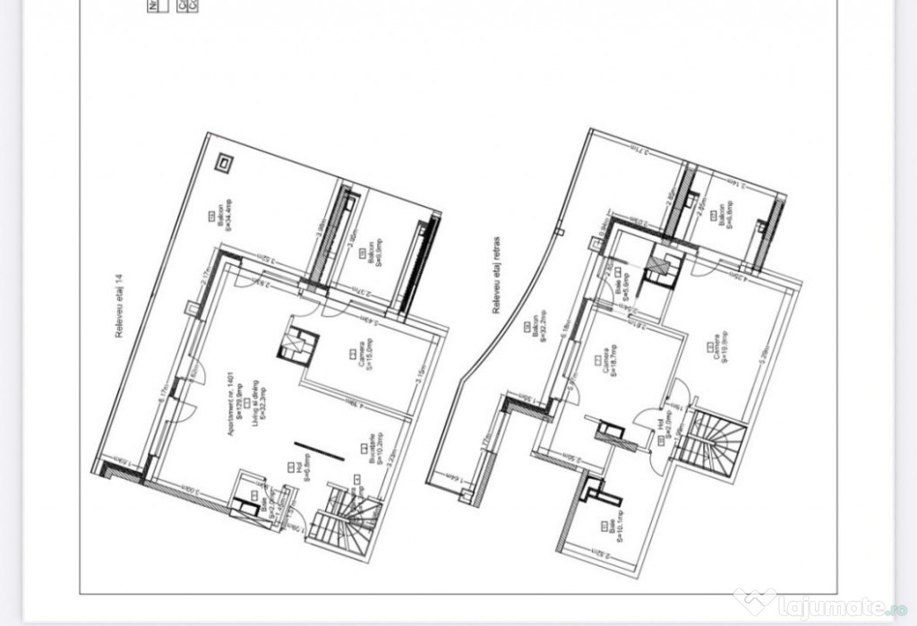 Penthouse 4 camere ,129,9 mp, Ansamblu Rezidential, Zorilor
