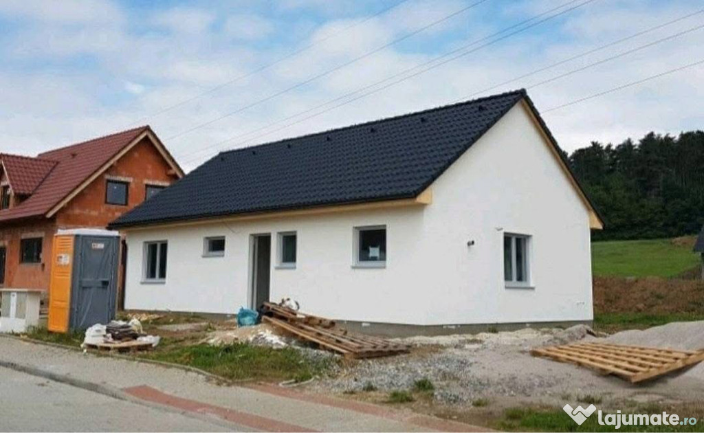 Case pe structură metalică modulare