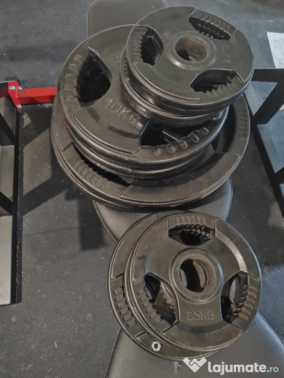 Set bara profesionala 20kg cu discuri 45mm 80 kg