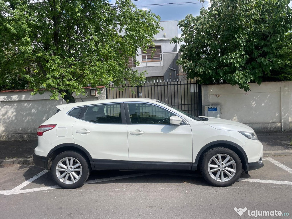 Nissan Qashqai 2016, 1.5 DCI, Start/Stop, Alb Perla, super OFERTA!