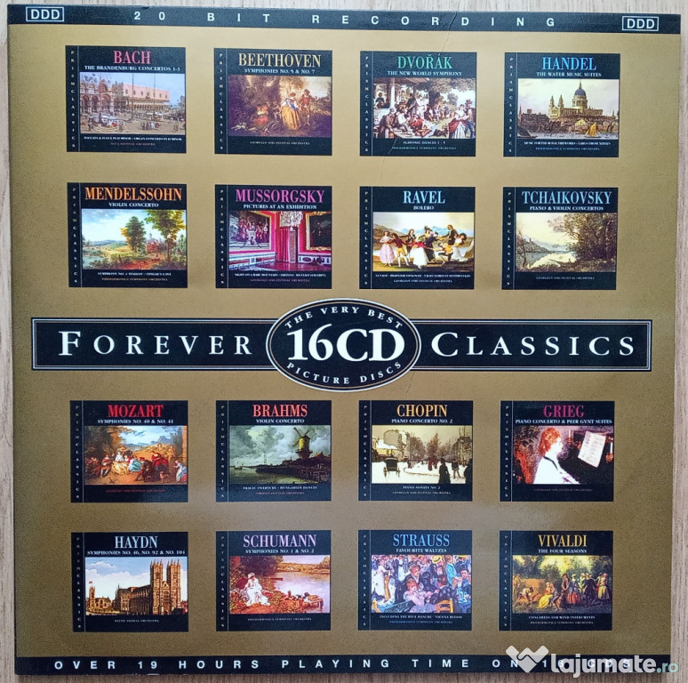 Set 16 X audio CD colectie muzica clasica