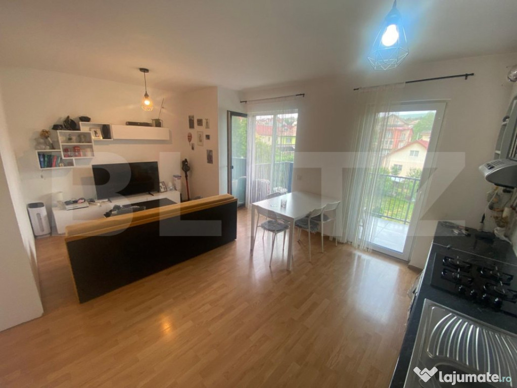 Apartament 2 camere, 39 mp, etaj intermediar, bloc nou, Damb