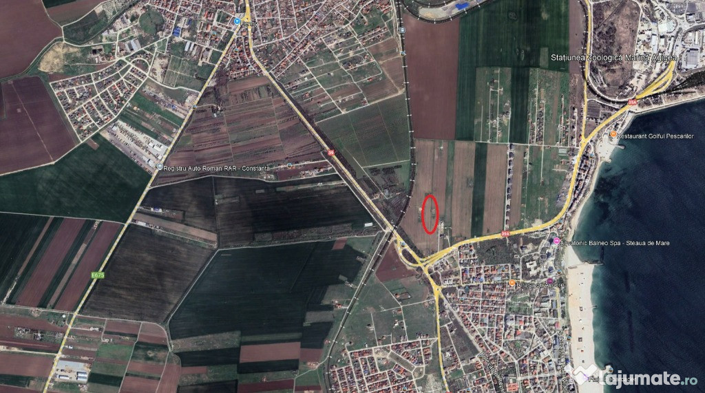 Teren de vanzare zonz castelul de apa in Eforie Nord