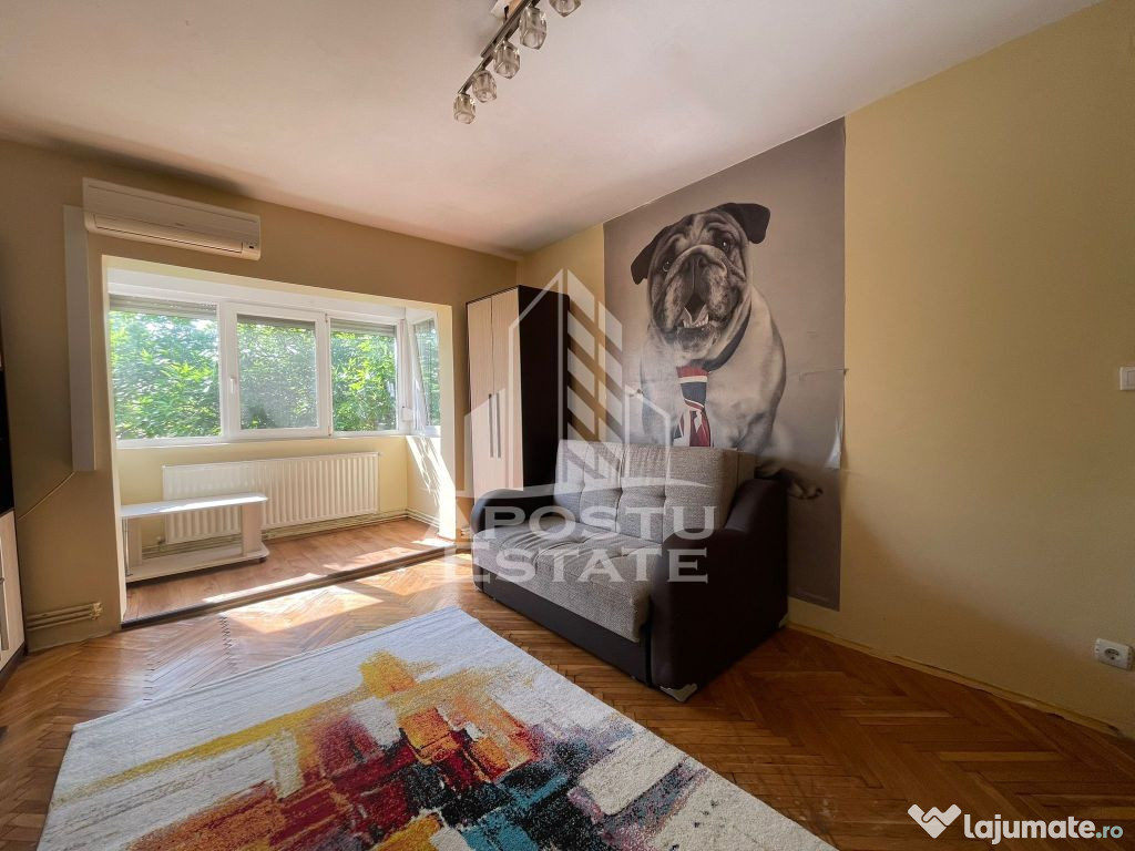 Apartament cu 2 camere, centrala proprie, zona Girocului
