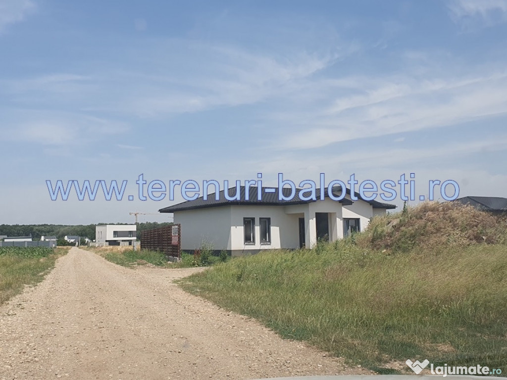 Teren langa padure,case deja construite pe strada 1000mp
