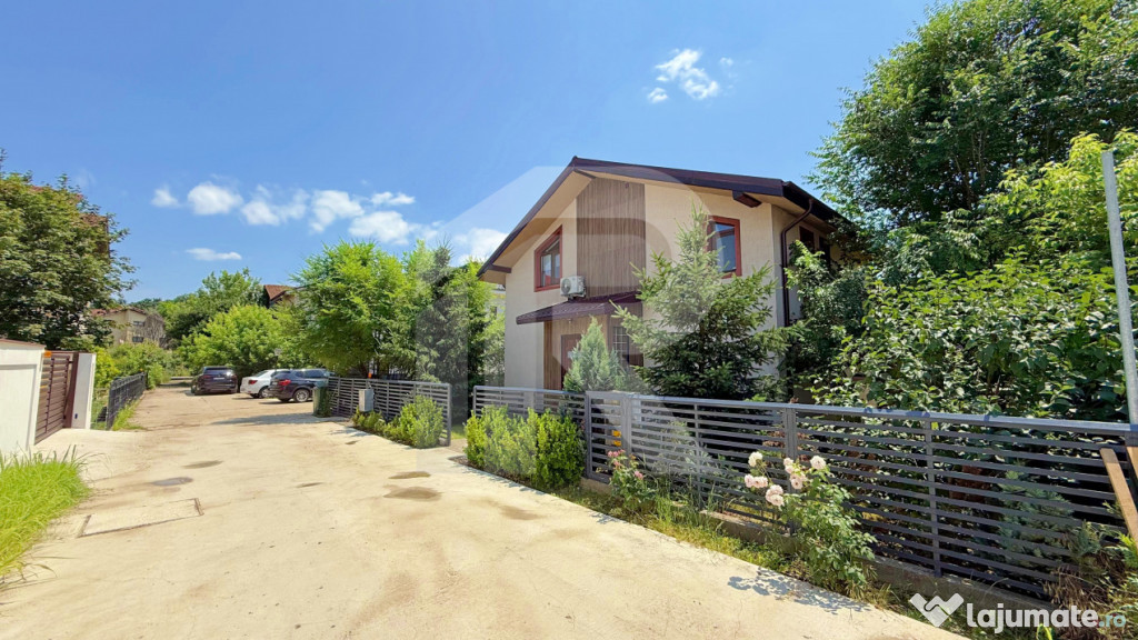 Casa individuala cu grădină superbă,P+1M, 158 mp, teren 4