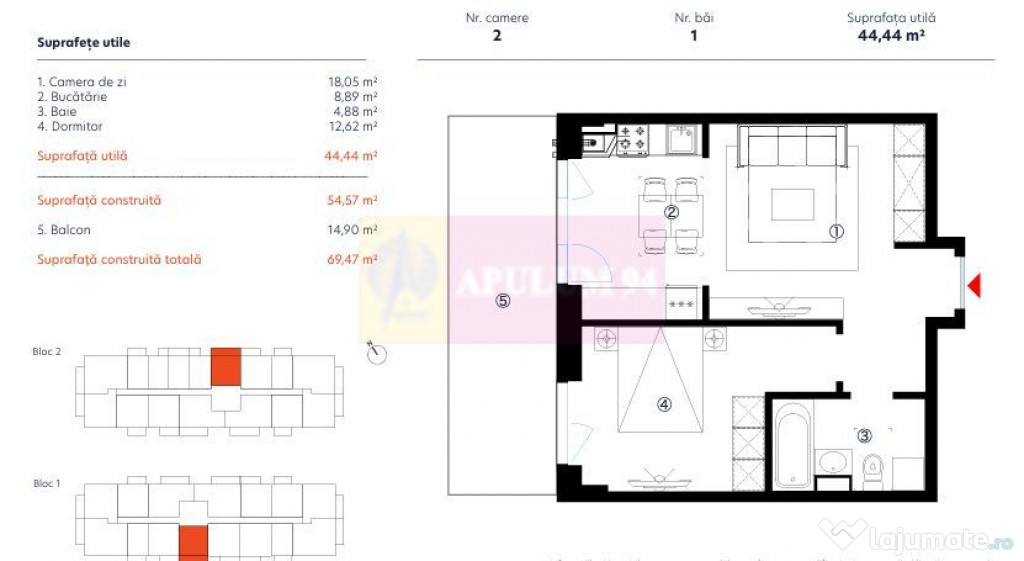 Vanzare studiou mare, in bloc nou, zona Basarabia, metrou