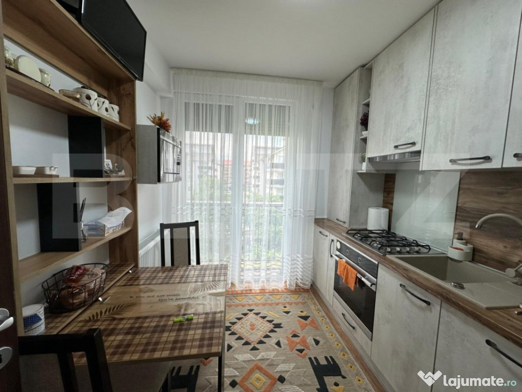 Garsoniera mobilata, utilitata nou si modern, 38mp - Rasnov,