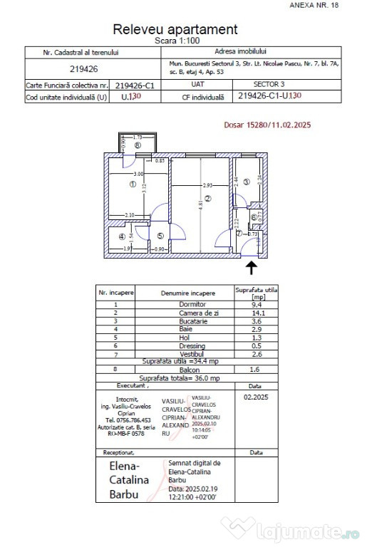 Apartament 2 camere Auchan Vitan -Piata Bobocica Persoana fizica vand
