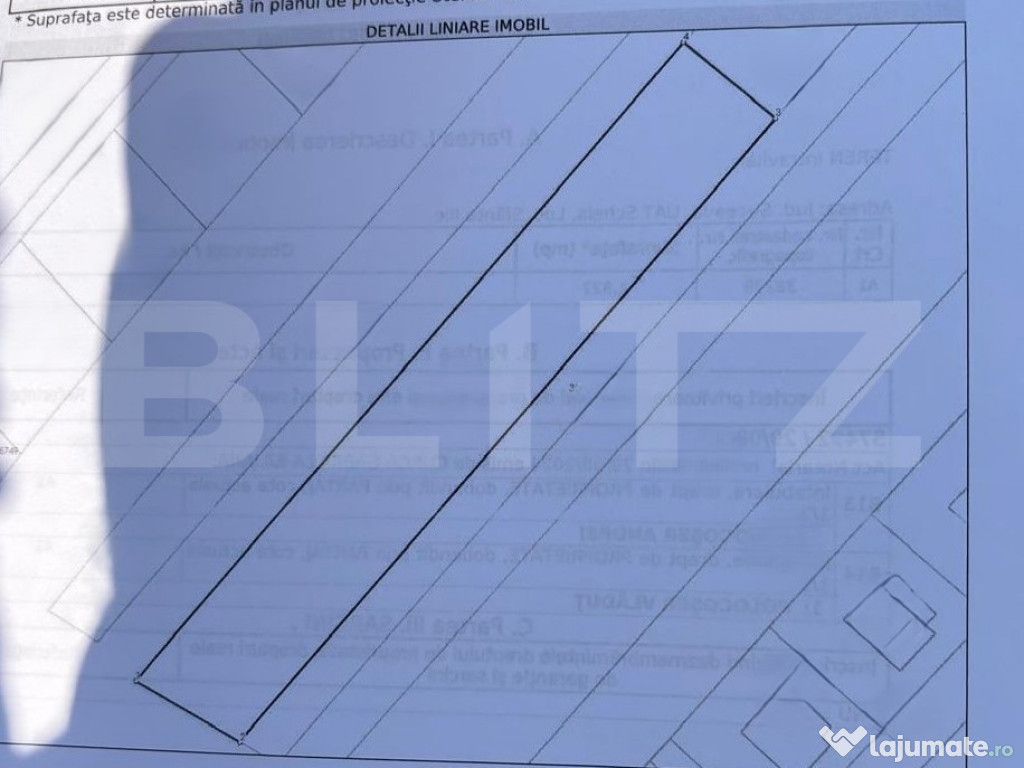Teren intravilan de 1.822 mp, zona Campus Universitar – Sf
