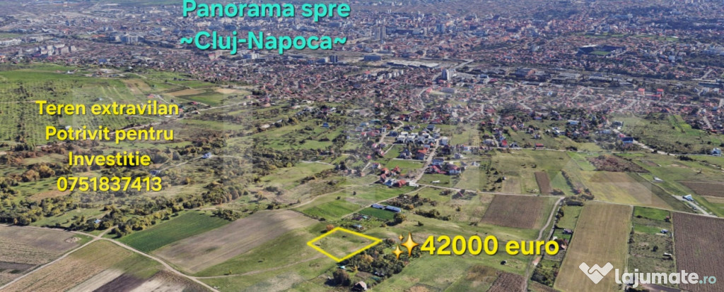 Teren Unicat La Vanzare in Cluj Napoca !