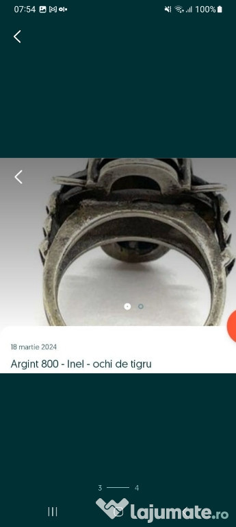Vand inel argint