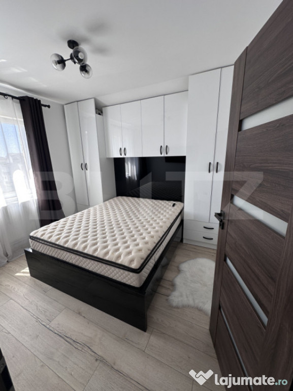 Apartament renovat de 2 camere | Mansardă | 40,49 mp