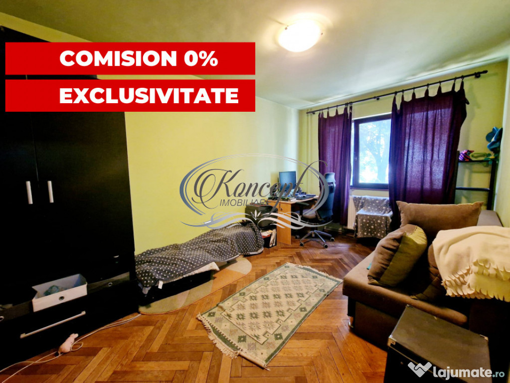 Exclusivitate 0% comision - Apartament decomandat, etajul 1