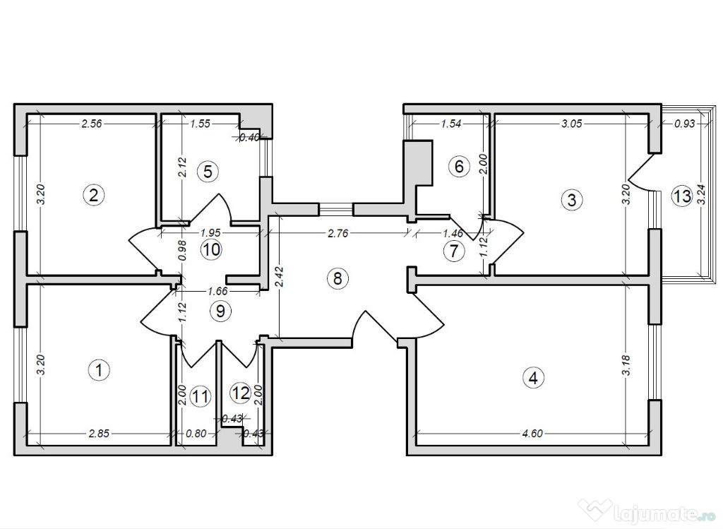 Proprietar vand 4 camere dec, Lacul Tei, facultatea de constructii