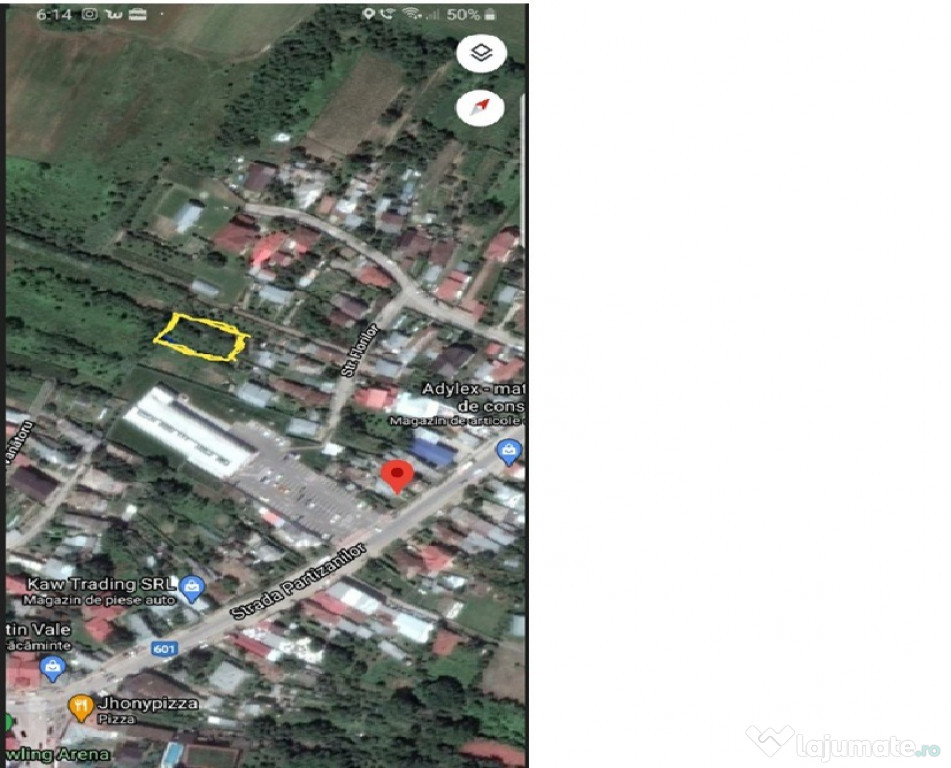 Teren intravilan Bolintin Vale 3200mp