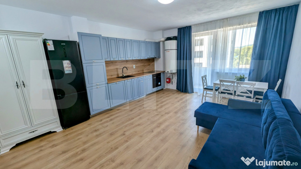 Apartament modern, 3 camere, bloc nou, etaj intermediar.