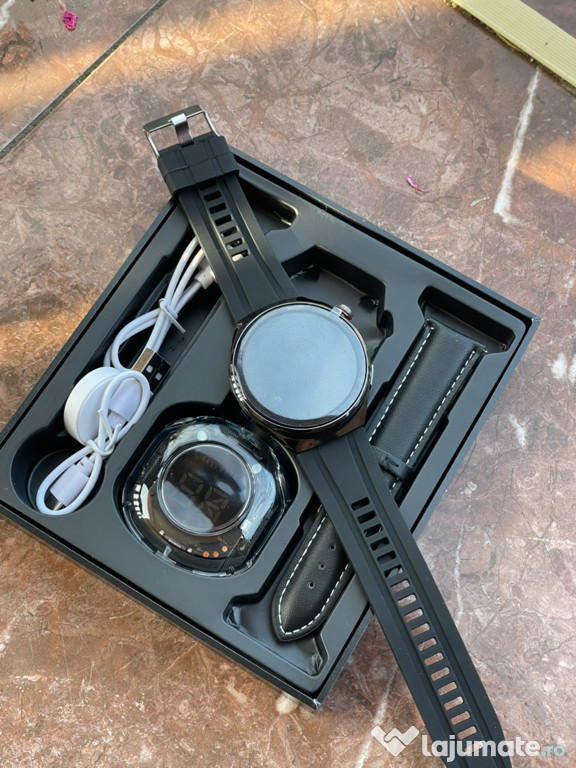 Set Smartwatch+Casti Bluetooth