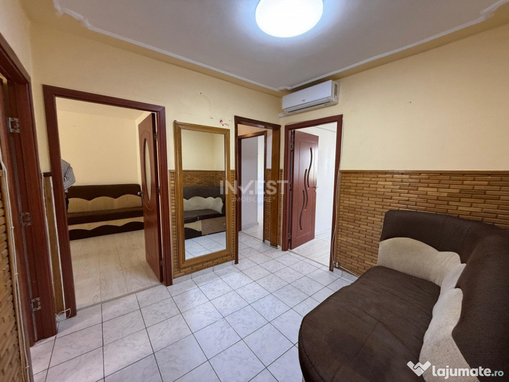 APARTAMENT 72MP DECOMANDAT 3 CAMERE , ZONA DACIA , ETAJ 3 DI