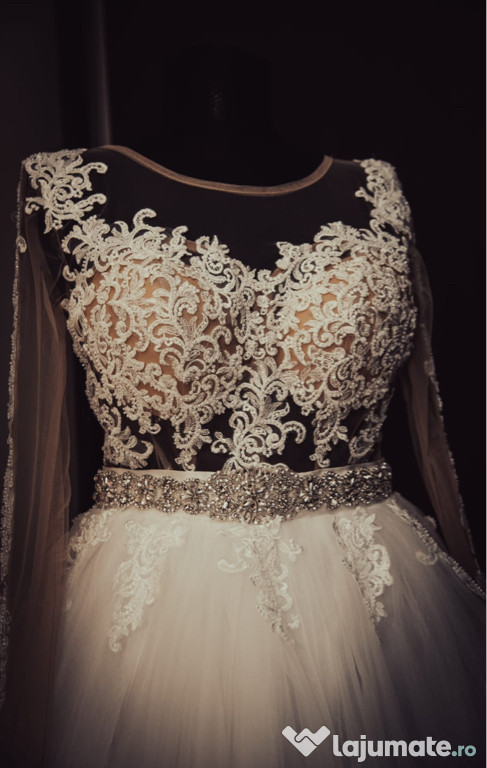 Rochie mireasă + 2 voaluri