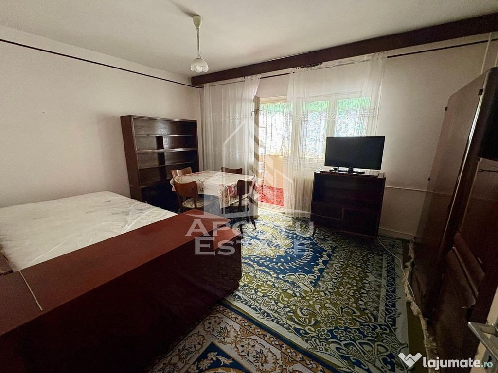 Apartament 1 camera,etaj 1,zona Olimpia/Stadion