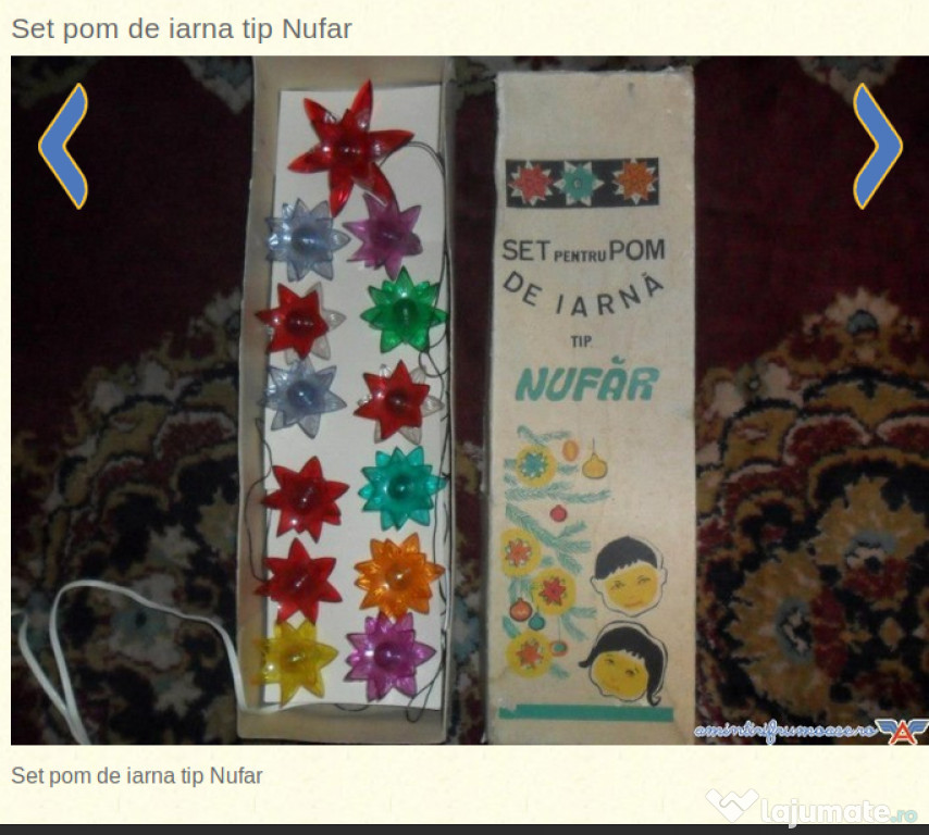 Cumpar instalatie pom veche nuferi