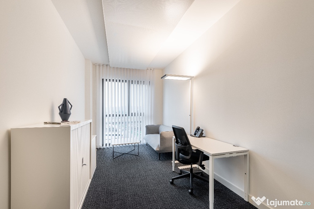 Spațiu de birou privat pentru 3 persoane în Regus Floreasca Plaza
