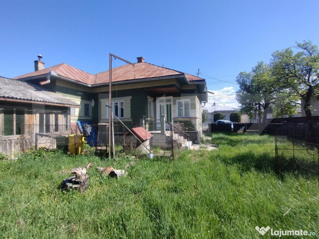 Casa 80mp+teren intravilan 87 ari(8700mp)zona Tiha Bargaului
