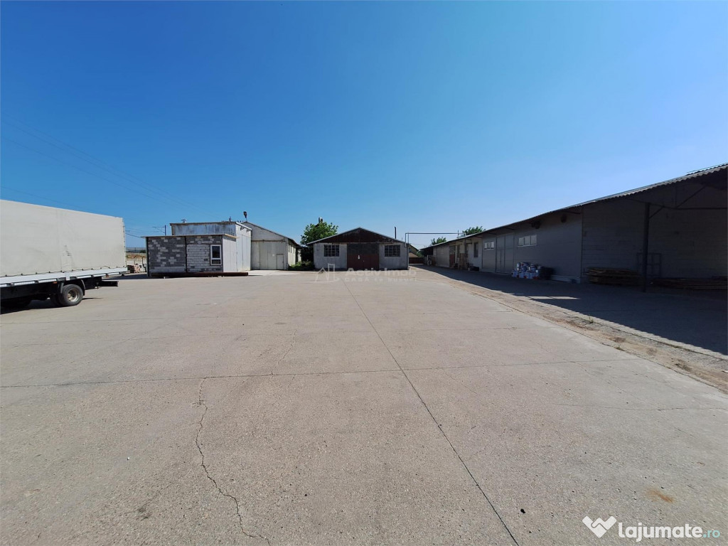 Proprietate industriala – teren 4.150 mp 3 hale renovat...