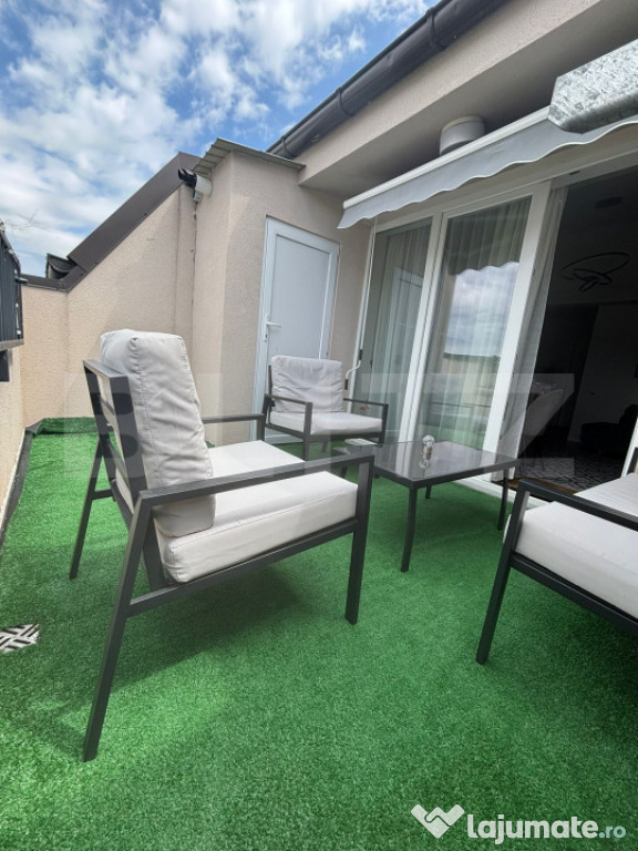 Apartament utilat si mobilat, 60 mp utili, zona Cetatii