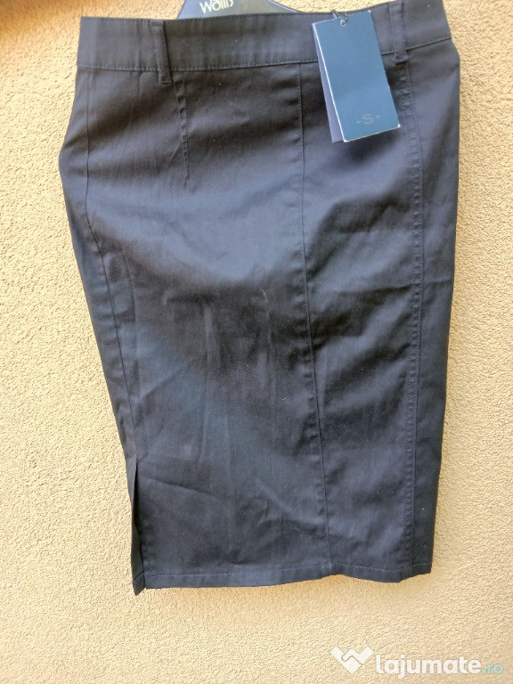 Fusta Zara,denim,S,neagra,
