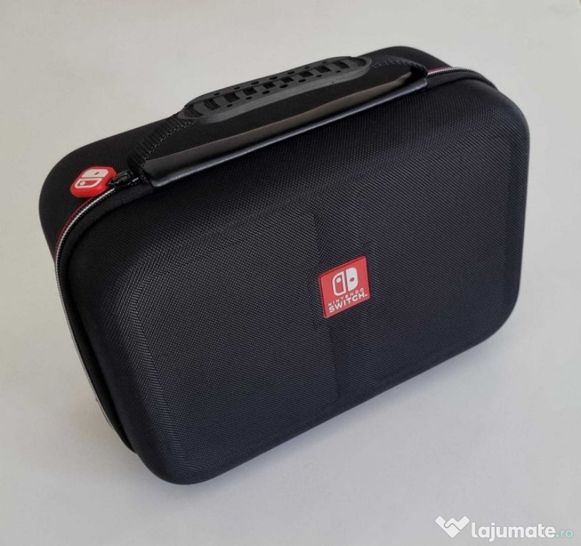 Nintendo Switch OLED (RED & BLUE JOY-CONS)- ca nou + accesorii premium