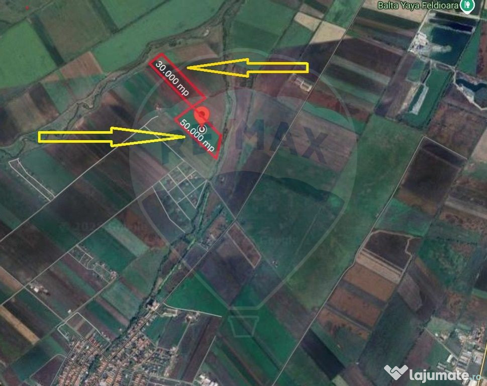 Teren de vanzare Halchiu 80.000 MP
