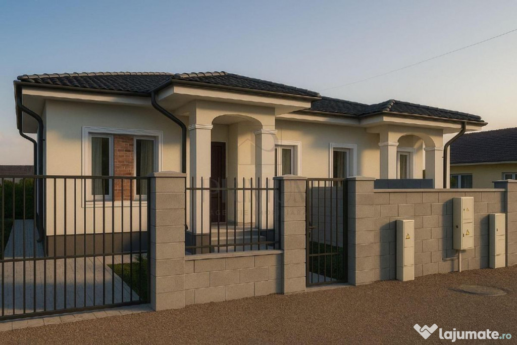 Duplex pe plan - 2 bai - canalizare - iluminat stradal